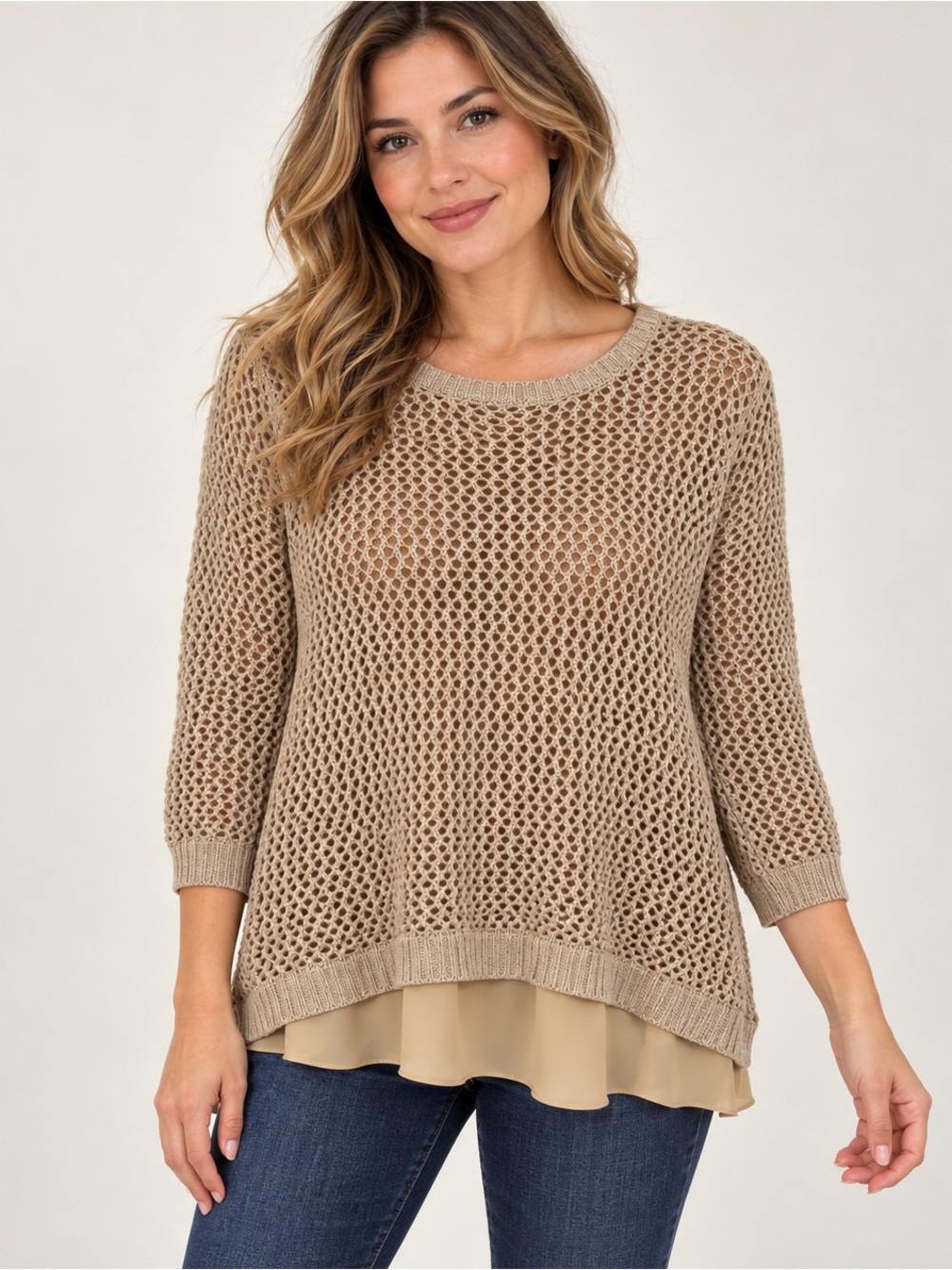 Plum Tree‎ Layered Knit Sweater